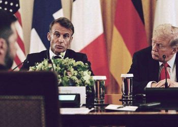 donald-trump-emmanuel-macron-volodymyr-zelensky