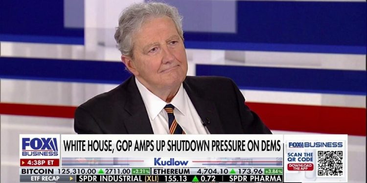 Senator John Kennedy Predicts What Will Force Schumer to End Shutdown